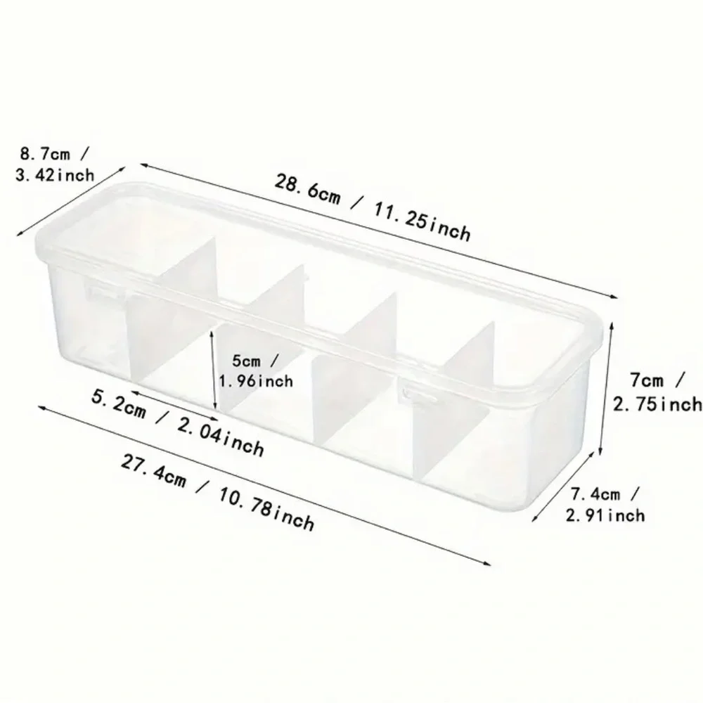 4 multi-grid socks drawer storage boxes underwear drawer household space saving